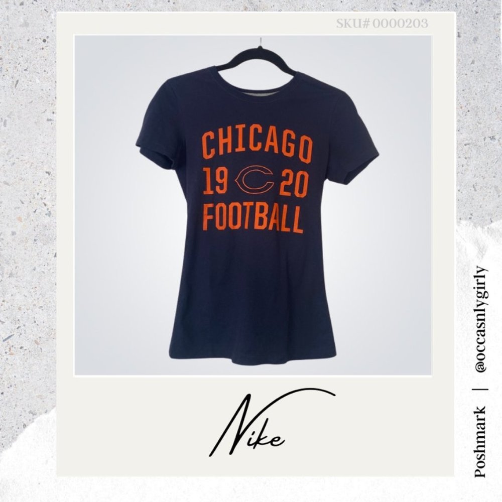 Womens Chicago Bears Short Sleeved Tee